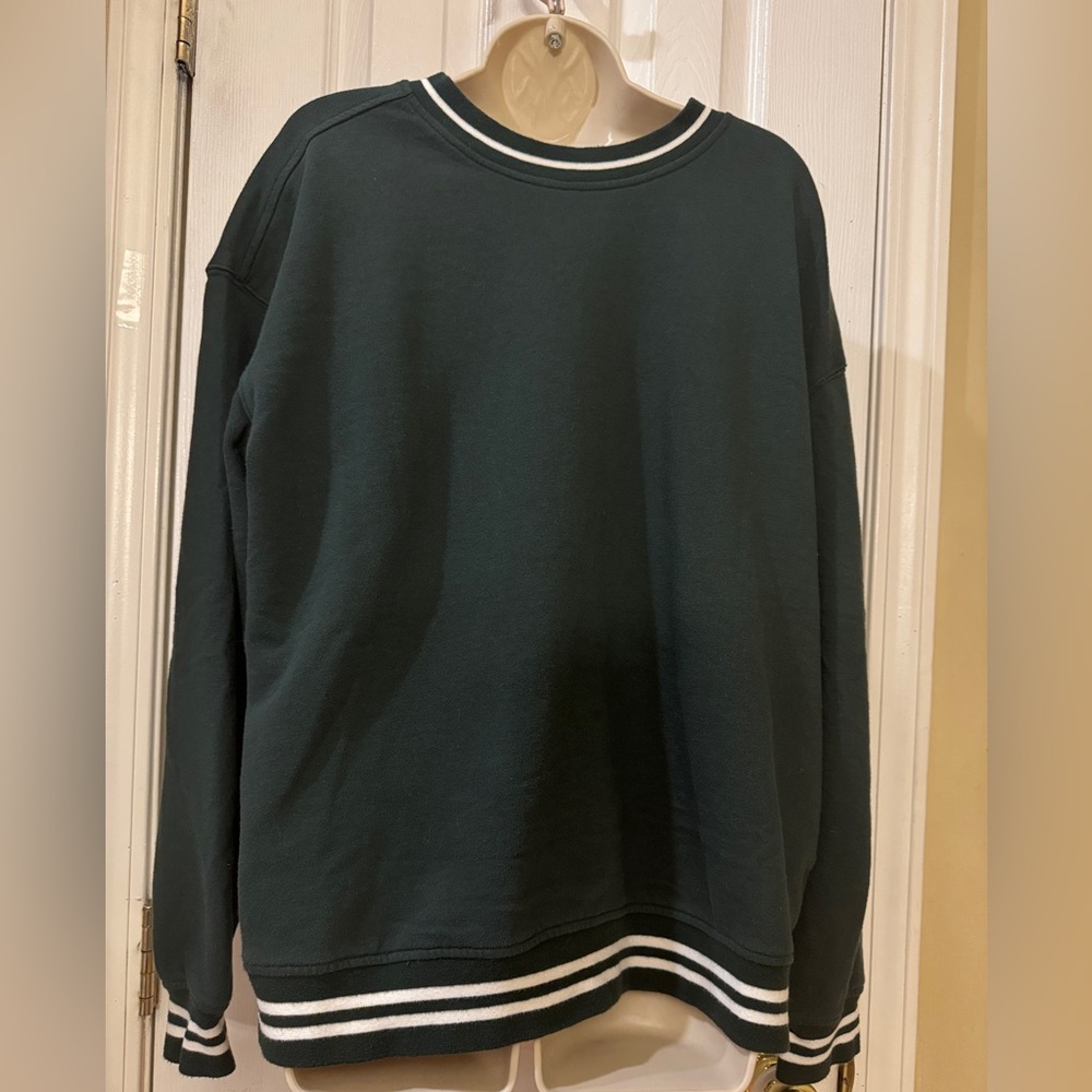 Goodfellow Long Sleeve Sweatshirt Size large Unisex dark green